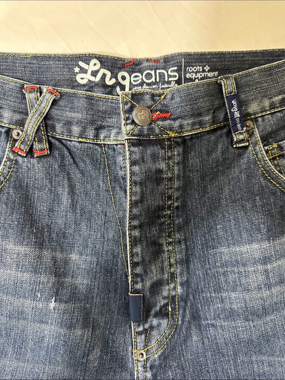 Lrg Men's Blue Denim Jean Shorts - Size 34